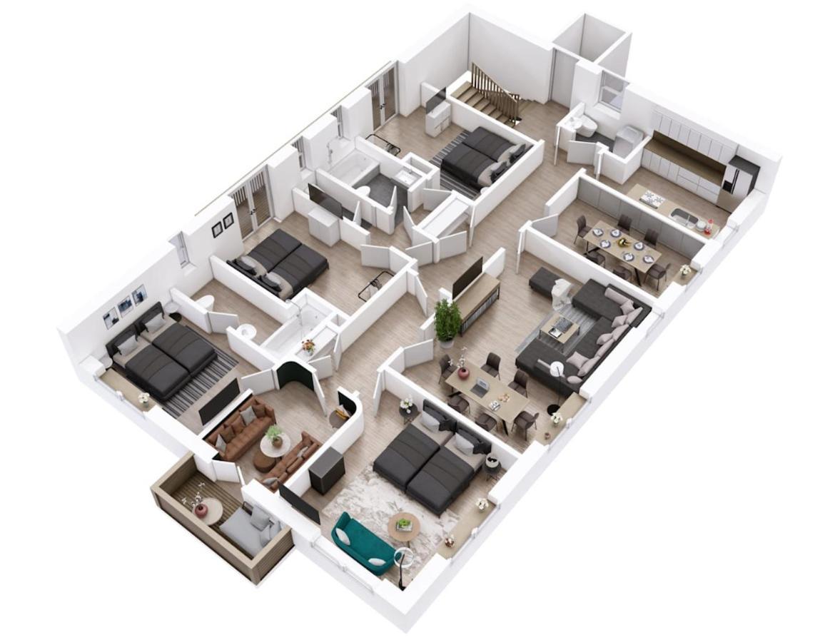Morehome Apartments, Center,Parking 180Qm Bad Wörishofen Екстериор снимка